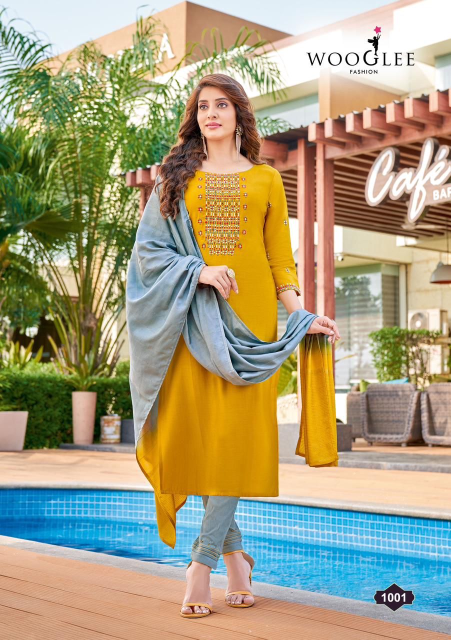 Wooglee Rangat Ethnic Wear Wholesale Readymade Salwar Suits Catalog
